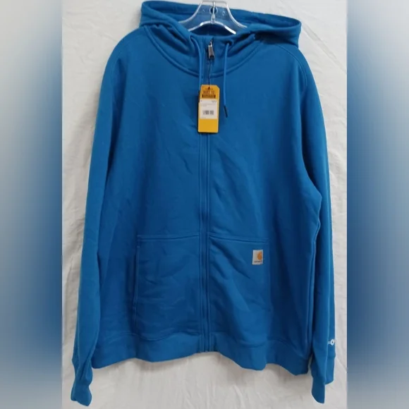 Carhartt Force Relaxed Fit Lightweight Full Zip Sweatshirt Size XL MSRP $64.99 - Picture 2 of 8